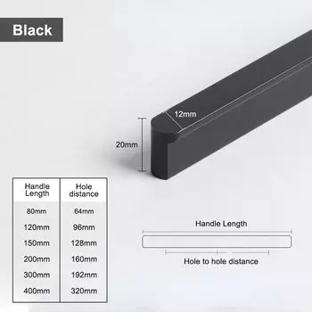 Ручки для шкафов золотые черные цинковый сплав