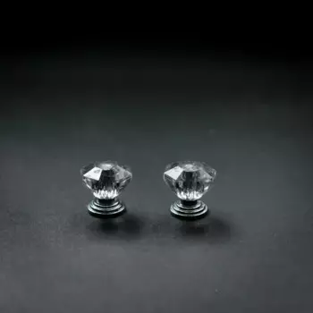 Ручки для шкафов золотые хрустальные 10 шт.