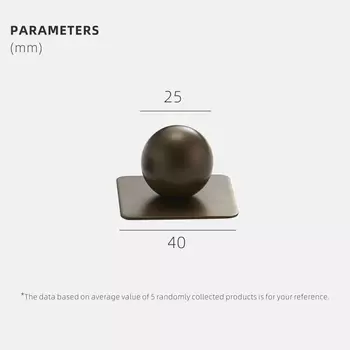 Ручки Dooroom латунные с шариком