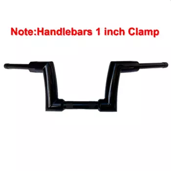 Руль HCMT, зажим 1 дюйм, 8 дюймов, подъем 2 дюйма, вешалка для жира, перетаскиватели, совместимые с Harley Sportster FLST FXST Road King