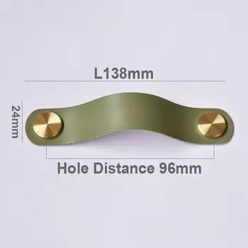 Ручки IHOMCASA в скандинавском стиле, золотые латунные кожаные дверные ручки для кухонного шкафа, мебели, гардероба, шкафа, ящиков