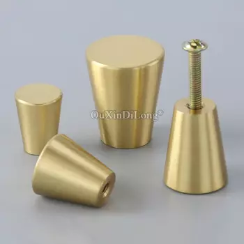 Ручки мебельные из чистой латуни, 10 шт.