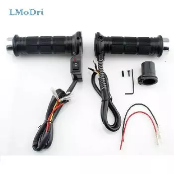 Ручки нагревательные LMoDri универсальные для мотоциклов, 7/8 дюйма, 22 мм, 12 В