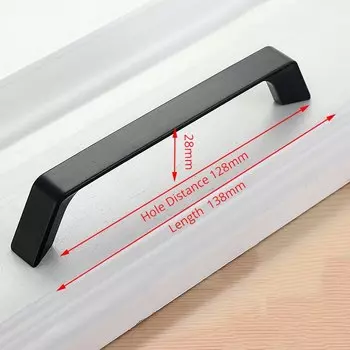 Ручки NAIERDI черные из алюминия