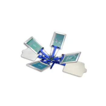 Ручная 4-цветная 2-станционная футболка, машина для трафаретной печати, футболка, принтер, пресс-оборудование, 55*45 см, футболка «сделай сам», TJ