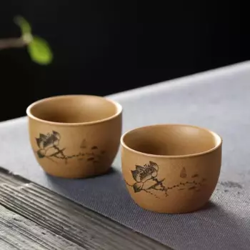 Ручная керамическая чашка для чая To Catch Fish