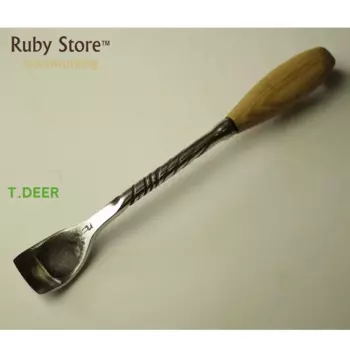 Ручная кованая ложка Kuksa для резьбы по дереву, высококачественный инструмент для резьбы по дереву