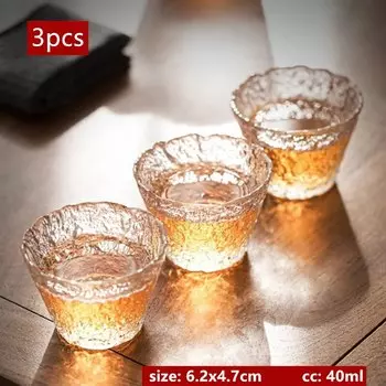 Ручная стеклянная чашка JINGDE TEA SET