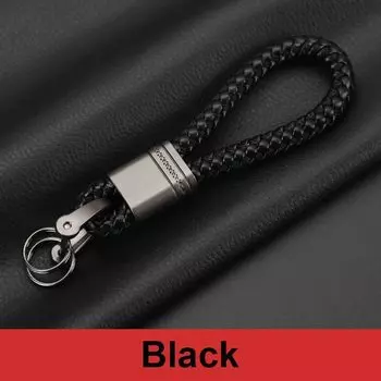 Ручной брелок для ключей, кожаный автомобильный брелок для ключей, мужской и женский веревочный брелок для ключей, подвесной брелок для ключей, подарочные ювелирные изделия