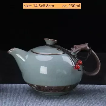 Ручной чайник NLSLASI из фиолетовой глины 200-300 мл