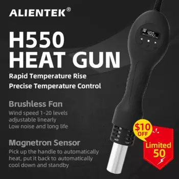 ALIENTEK H550 Цифровой тепловой фен 550 Вт