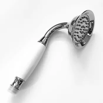 Ручной держатель для душа с черным покрытием, латунный сменный держатель для душа и ванны, медные аксессуары для душа