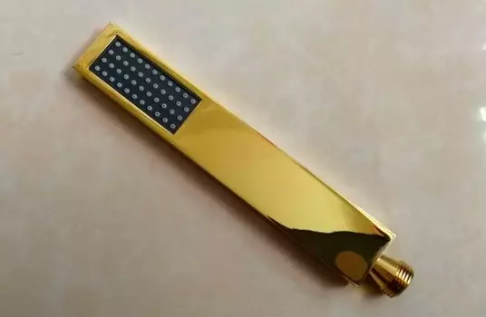 Ручной душ, ручная насадка для душа, аксессуары для смесителей для ванной комнаты, поверхность, латунь, золотая отделка, ручные насадки для душа BD579