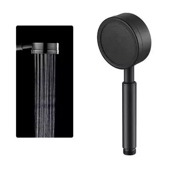 Ручной душ WJNMONE черный из нержавеющей стали