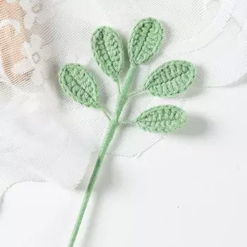 Искусственный цветок ручной работы, пряжа для вязания крючком, Подсолнух, роза, уличный сад, свадебный букет, Рождество, домашний праздник, подарок «сделай сам», 1 шт.