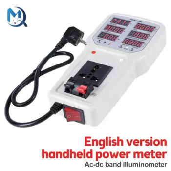 Ручной измеритель мощности AC85-265V 20A, портативный анализатор мощности