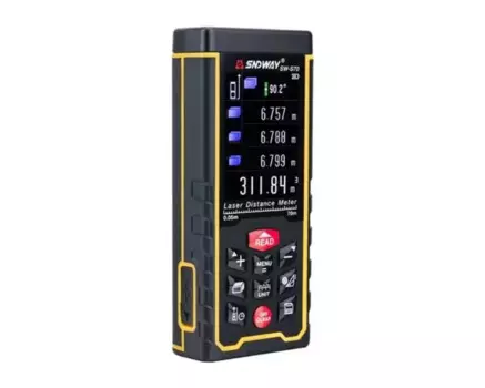 Ручной лазерный дальномер SNDWAY SW-S70 70 м, инфракрасный дальномер, лазерная линейка, электронная линейка
