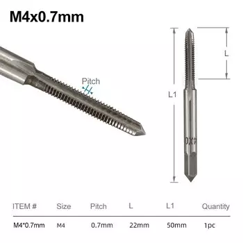 Ручной метчик xcan M3-M14 HSS