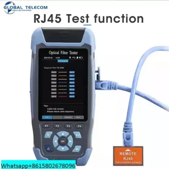 Ручной мини-OTDR Novker NK3200D Многофункциональный тестер оптоволоконного кабеля Ethernet с VFL OLS OPM