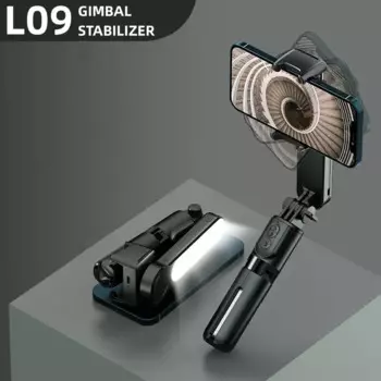 Ручной Стабилизатор Gimbal Selfie Stick L09, Bluetooth, регулируемый штатив для смартфона