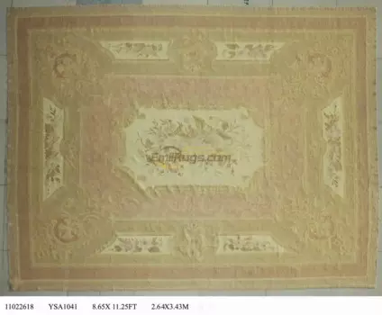 Ручной Тканый Французский Aubusson шерсть элегантный цветочный антикварный ручной Узелок шерсть Aubusson ковер диван пол использовать