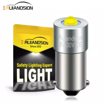 Ruiandsion BA9S BAY9S BAX9S Обновленные лампы Светодиодные рабочие фонарики Сменные лампы Рабочая лампа 6000K 4300K 6-30V 2 шт.