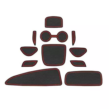 RUIYA для Toyota Yaris KSP210 2020 2021 2022 2023 2024 автомобиль двери паз коврик анти-скольжения слот Pad Авто интерьер Toyota Yaris 2024 аксессуары