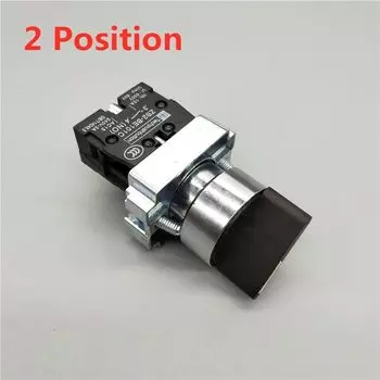 Рукоятка 22 мм 10A/660V 2/3, позиционный самоблокирующийся переключатель, выберите поворотный переключатель