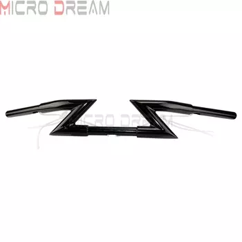 Рукоятка для Кафе Racer Z 1 дюйм, руль для Harley Custom Chopper Scrambler Softail Dyna XL 48 Sportster, Универсальный руль Z-Bar 25 мм