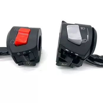 Рукоятка для мотоцикла, 22 мм, левый и правый переключатели, сигнал поворота