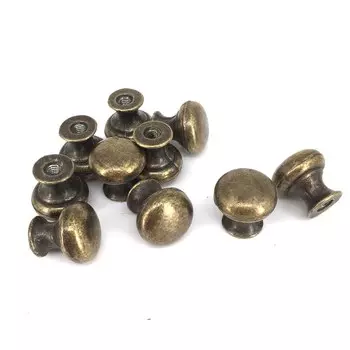 Рукоятка для шкафа, 10 шт., 18 мм, ручка для драгоценностей, ручка для маленького ящика, винтажные деревянные ручки для ящика