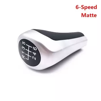 Рукоятка переключения передач для BMW, хромированный матовый рычаг переключения передач из углеродного волокна для BMW серий 1, 3, 5, 6, E30, E36, E39, E46, X5, E53, E60, E63, X3, E83, X1, E84, E90, E91