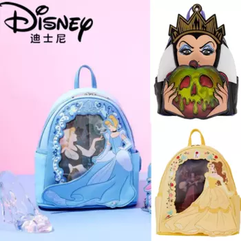 Рюкзак Disney Newloungefly Beauty And Beast, сумка принцессы Золушки, перспективный мини-детский рюкзак, милый рюкзак для девочек