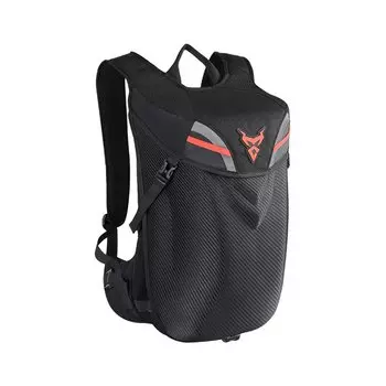 Рюкзак для мотоциклетного шлема из углеродного волокна, мужской рюкзак для мотокросса большой емкости, водонепроницаемый мотоциклетный рюкзак с дышащим светом