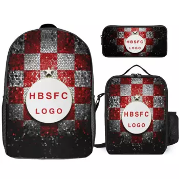 Рюкзак для ноутбука Hapoel Beer Sheva для мужчин и женщин, повседневный рюкзак для студентов колледжа, школьников