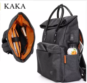 Рюкзак мужской, для ноутбука, с USB-портом для зарядки