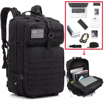 Рюкзак мужской Тактический Нейлоновый, 45 л, 900D
