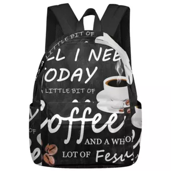 Рюкзак в стиле ретро для мужчин и женщин, водонепроницаемый дорожный школьный ранец с кофейными зернами для мальчиков и девочек, сумки для ноутбука