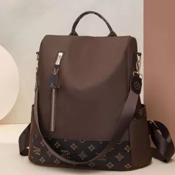 Рюкзак женский из ткани «Оксфорд», модная дорожная легкая сумка с защитой от кражи для молодых студентов, 2024