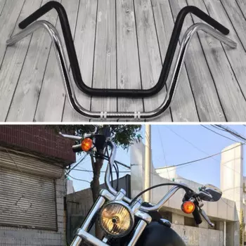 Руль 25 мм 1 дюйм. Для мотоцикла, супер высокое Рулевое колесо для XL883 XL1200 X48 Dyna Softail, ретро-мотоцикл, скутер, Круизер, поплавок