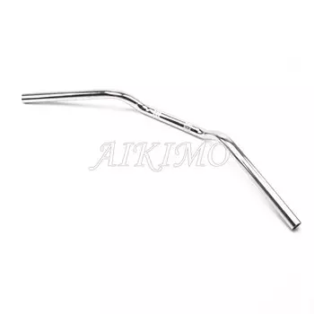 Руль для мотоцикла, 22 мм х 670 мм, черный хром, ретро, для Harley, Honda, Yamaha, Sportster, Iron 883