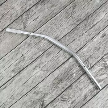 Руль для мотоцикла Rental, алюминиевая рукоятка из алюминиевого сплава 28 мм, 1-1/8 дюйма, для Royal Enfield Cafe Racer Retro, 680 мм, плоский