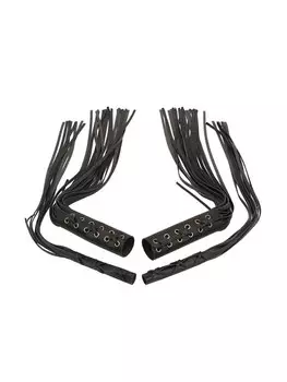 Руль мотоцикла с бахромой, ручки из искусственной кожи с кисточкой, чехол для тормозного рычага, универсальный для Harley Cruiser Chopper Bobber Custom