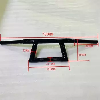 Руль мотоциклетный 25 мм, 8/10 дюйма, для Harley Sportster XL883 XL1200 X48 X72 2004-2021