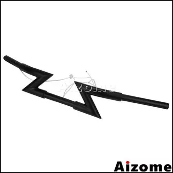 Руль Z-образный универсальный для мотоцикла, 1 дюйм, для Harley, измельчителя, Softail Dyna XL, Sportster Street Bob, 25 мм, Z-Bar