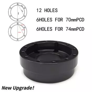 Рулевое колесо из искусственной кожи для гоночных автомобилей, спортивное Рулевое колесо для дрифтинга с глубоким изображением кукурузы для Logitech G29 G920 13/14 дюймов