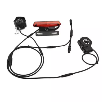 Рулевой сигнал 24 В/36 В/48 В/60 в, задний тормоз 9 Вт, водонепроницаемая строка, задний рулевой сигнал для Bafang BBS01 BBS02