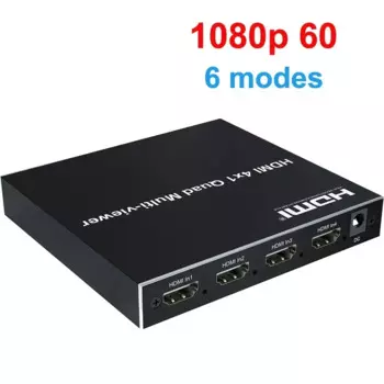 RULLZ 4K 30 / 1080P 4x1 Quad Multi-viewer HDMI переключатель