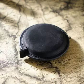 Рулонная рулетка из натуральной кожи, измерительная рулетка из кожи Крейзи Хорс, ручная работа, портативная линейка, выдвижная винтажная линейка, инструмент для женщин