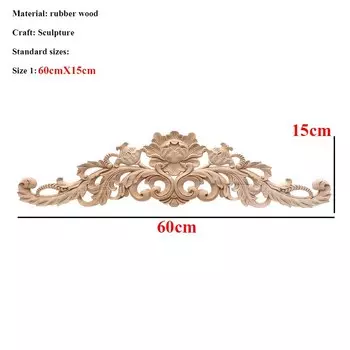 RUNBAZEF Декоративные деревянные фигурки для мебели